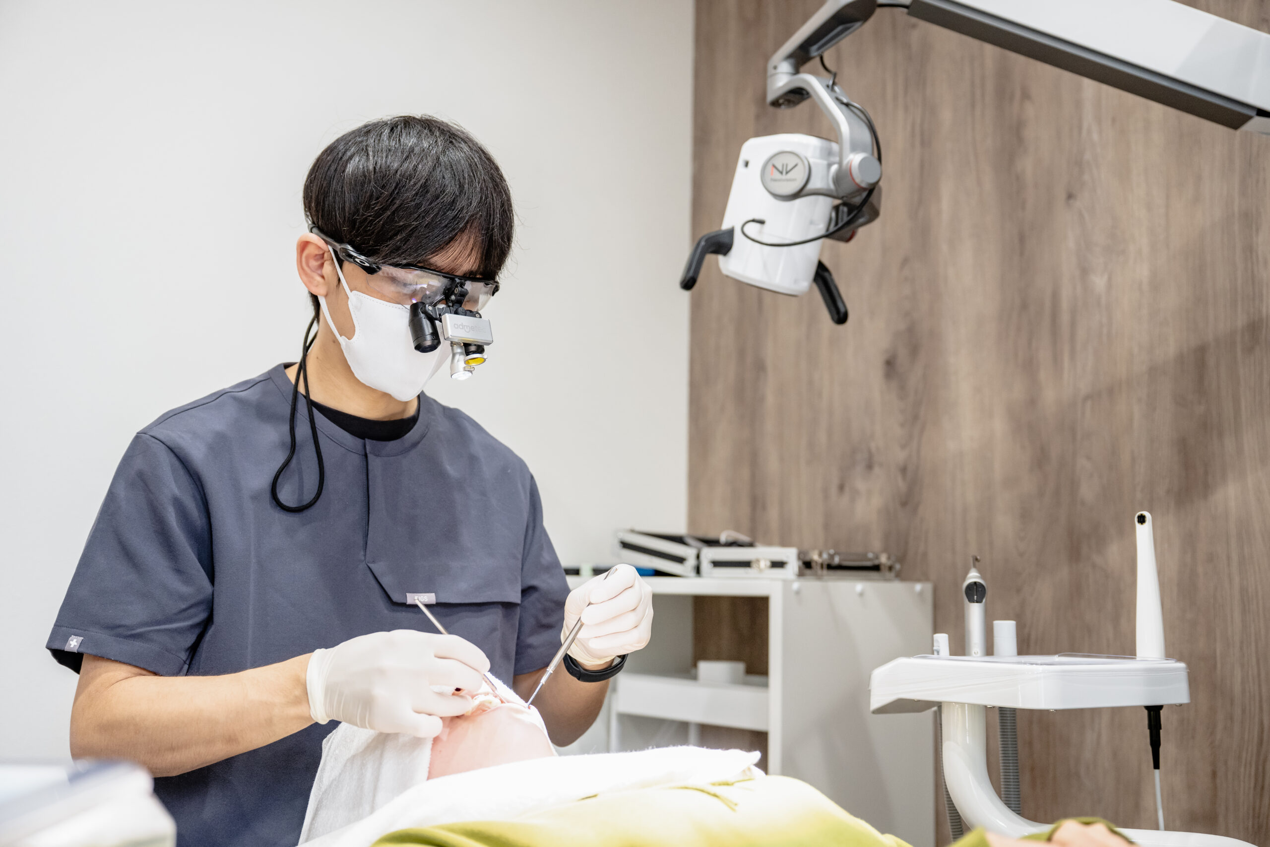 痛みに配慮した丁寧な治療